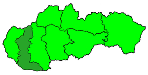 Karte Erzbistum Trnava