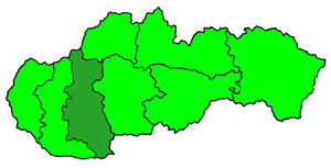Karte Bistum Nitra