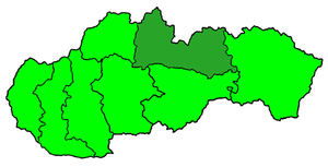 Karte Bistum Spiš