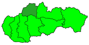 Karte Bistum Žilina