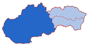 Karte Eparchie Bratislava