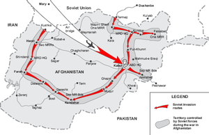 Verlauf der sowjetischen Invasion in Afghanistan 1979
