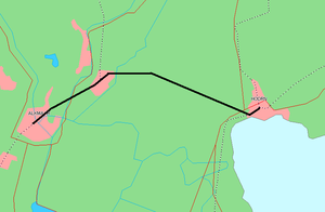 Strecke der Bahnstrecke Heerhugowaard–Hoorn