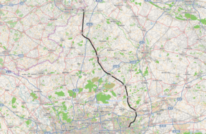 Strecke der Bahnstrecke Dortmund–Enschede