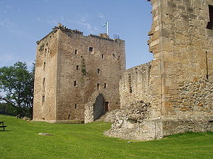 Der David’s Tower mit Teilen der Ruine