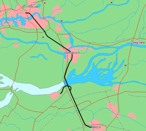 Strecke der Bahnstrecke Breda–Rotterdam