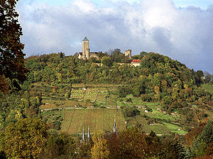 Die Starkenburg und der Schlossberg