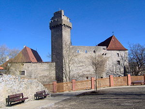 Burg Strakonice mit Turm Rumpál