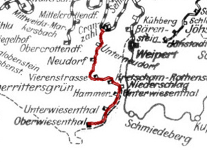Strecke der Schmalspurbahn Cranzahl–Kurort Oberwiesenthal