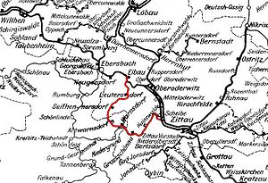 Strecke der Bahnstrecke Mittelherwigsdorf–Varnsdorf–Eibau