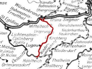 Strecke der Bahnstrecke Neuoelsnitz–Wüstenbrand