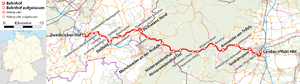 Strecke der Südpfalzbahn