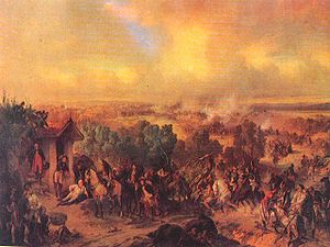 Schlacht an der Trebbia des Malers Alexander von Kotzebue