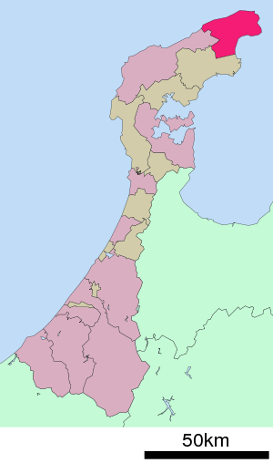 Lage Suzus in der Präfektur