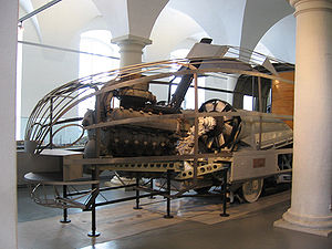 Reste des SVT 137 155 im Verkehrsmuseum Dresden