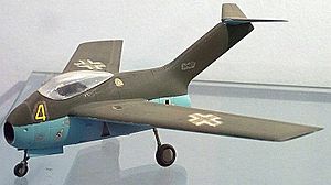 Modell der Focke-Wulf Ta 183 Design II