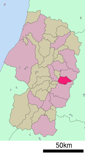Lage Tendōs in der Präfektur