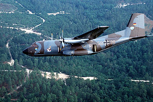 Eine Transall C-160D der Luftwaffe