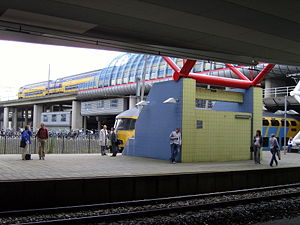 Der Bahnhof Amsterdam-Sloterdijk