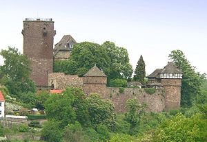 Burg Trendelburg, Südansicht