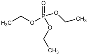 Strukturformel von Triethylphosphat