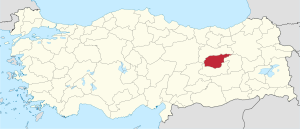 Tunceli in Turkey.svg
