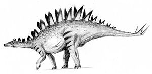 Lebendrekonstruktion von Tuojiangosaurus