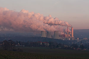 Aufnahme des Kraftwerks Turów 2009
