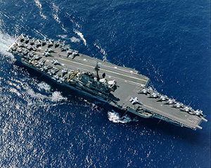 USS Coral Sea nach erfolgter Modernisierung