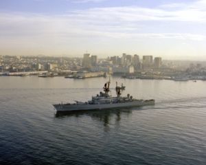 USS Halsey (CG-23) 1984 vor San Diego
