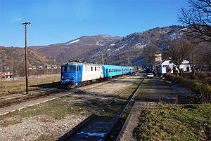 Bahnhof in Valea Vișeului