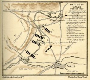 Die Schlacht von Valls am Pont de Goi
