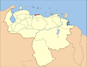 Karte Bistum La Guaira