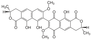 Strukturformel von Viomellein