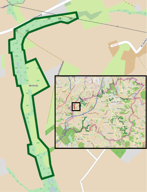 Übersichtskarte des Naturschutzgebiets