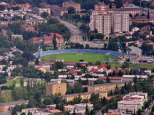 Das Štadión Lokomotíva in Košice