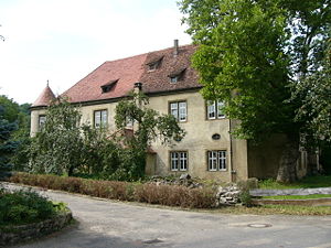 Frontansicht von Schloss Wachbach