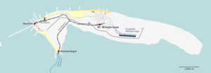 Strecke der Wangerooger Inselbahn