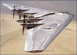 XB-35 während eines Testfluges