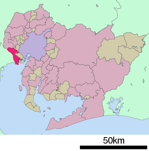 Lage Yatomis in der Präfektur