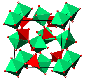 Struktur von Zirconiumwolframat