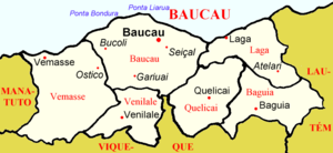 Vemasse Westen im des Distrikts Baucau