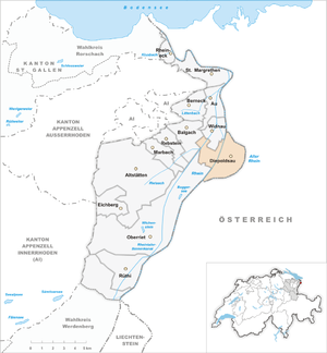 Karte von Diepoldsau