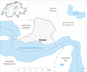 Karte von Gersau