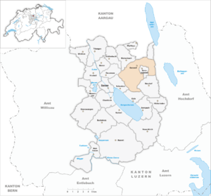 Karte von Gunzwil