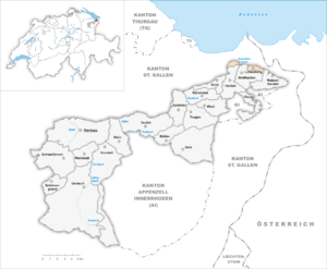 Karte von Lutzenberg