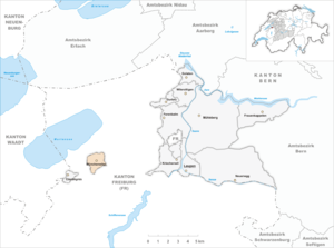 Karte von Münchenwiler