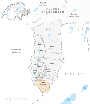 Karte von Roveredo