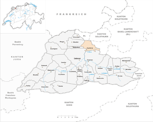 Karte von Soyhières
