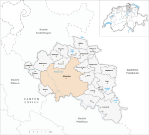 Karte von Winterthur